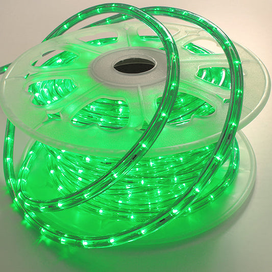 ロープライトφ13mm/ 20m巻 緑色