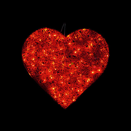 オーガニックハート2D 31cm RED