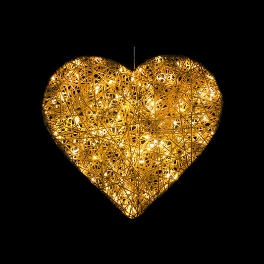 オーガニックハート2D 31cm Gold