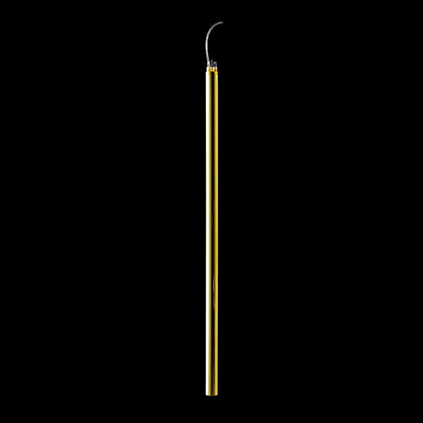 カラースノーフォール 100cm (本体色:イエロー) 透明コード 白